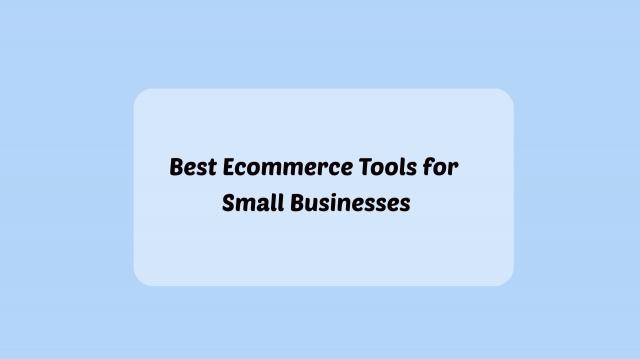Ecommerce Tools
